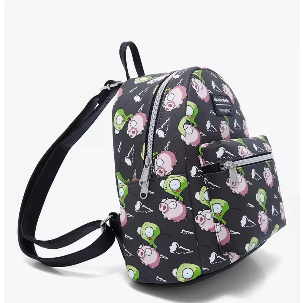 Loungefly Invader Zim GIR & Pig Mini Backpack Hot Topic‎ Nickelodeon